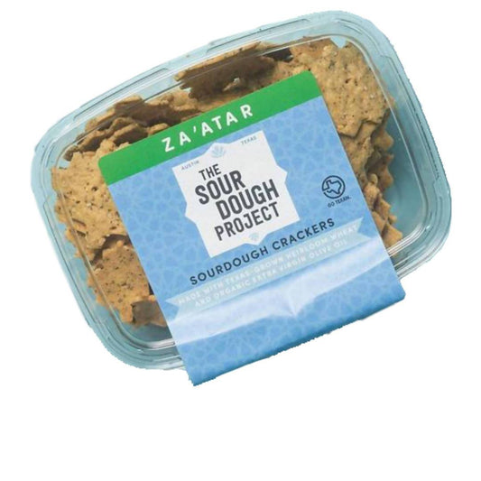Za'Atar Sourdough Crackers Box - 12 boxes x 6oz by Farm2Me