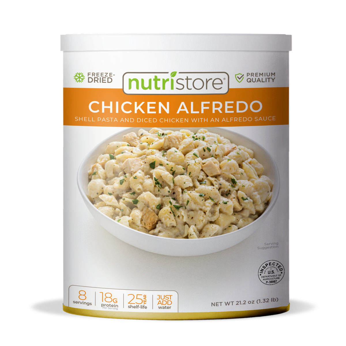 Chicken Alfredo - #10 Can by Nutristore