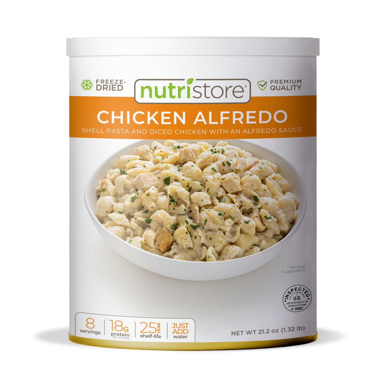 Chicken Alfredo - #10 Can by Nutristore