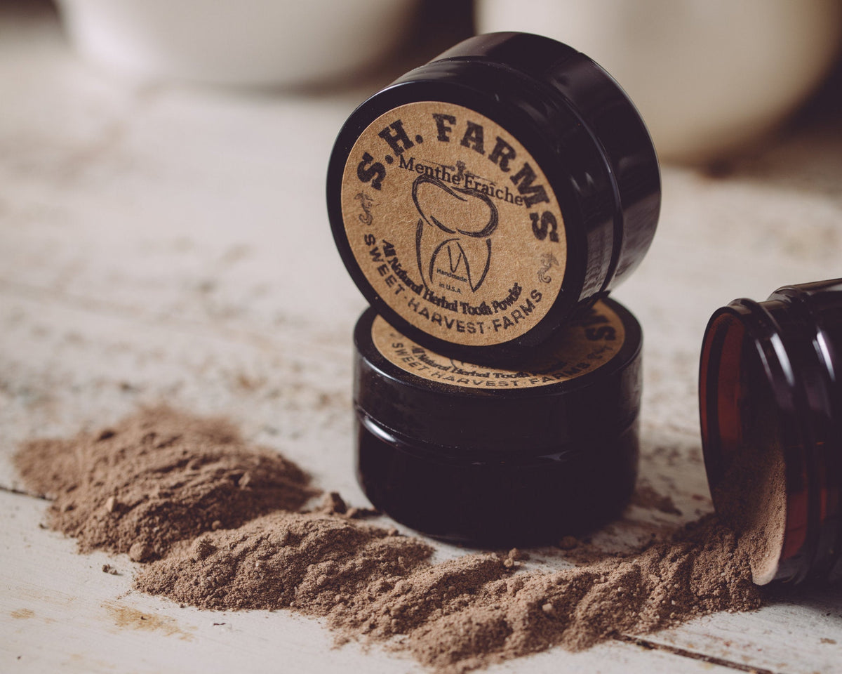 Organic and Natural Tooth Powder - Fluoride FREE