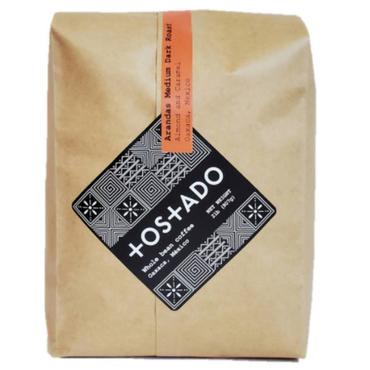 Arandas Whole Coffee Beans (Medium-Dark Roast) - 1 Bag x 5 LB by Farm2Me