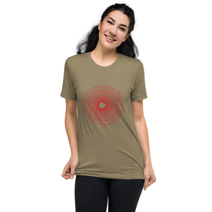 Tempest Short Sleeve T-shirt, Organic Cotton, Tri-blend Vintage, Fitted Look by Love.com