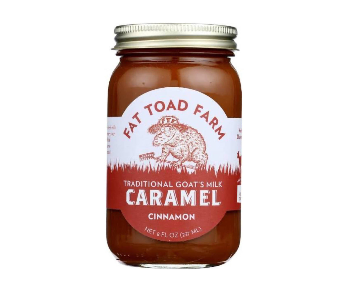 Fat Toad Farm Cinnamon Goat's Milk Caramel Jars - 12 x 8oz by Farm2Me