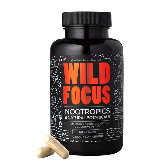 Wild Focus Nootropic Blend, 60 Capsules - LoveMore