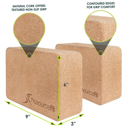 Cork Yoga Blocks by Jupiter Gear