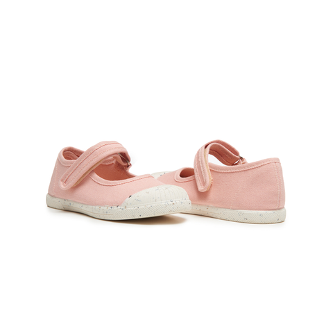 ECO-friendly Canvas Mary Jane Sneakers in Peach by childrenchic
