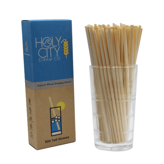 Tall Wheat Straws by Holy City Straw Company