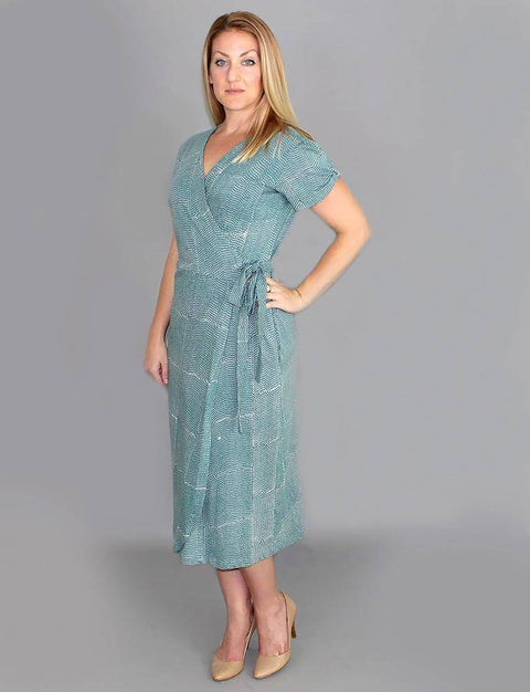 Halley Organic Wrap Dress by Passion Lilie