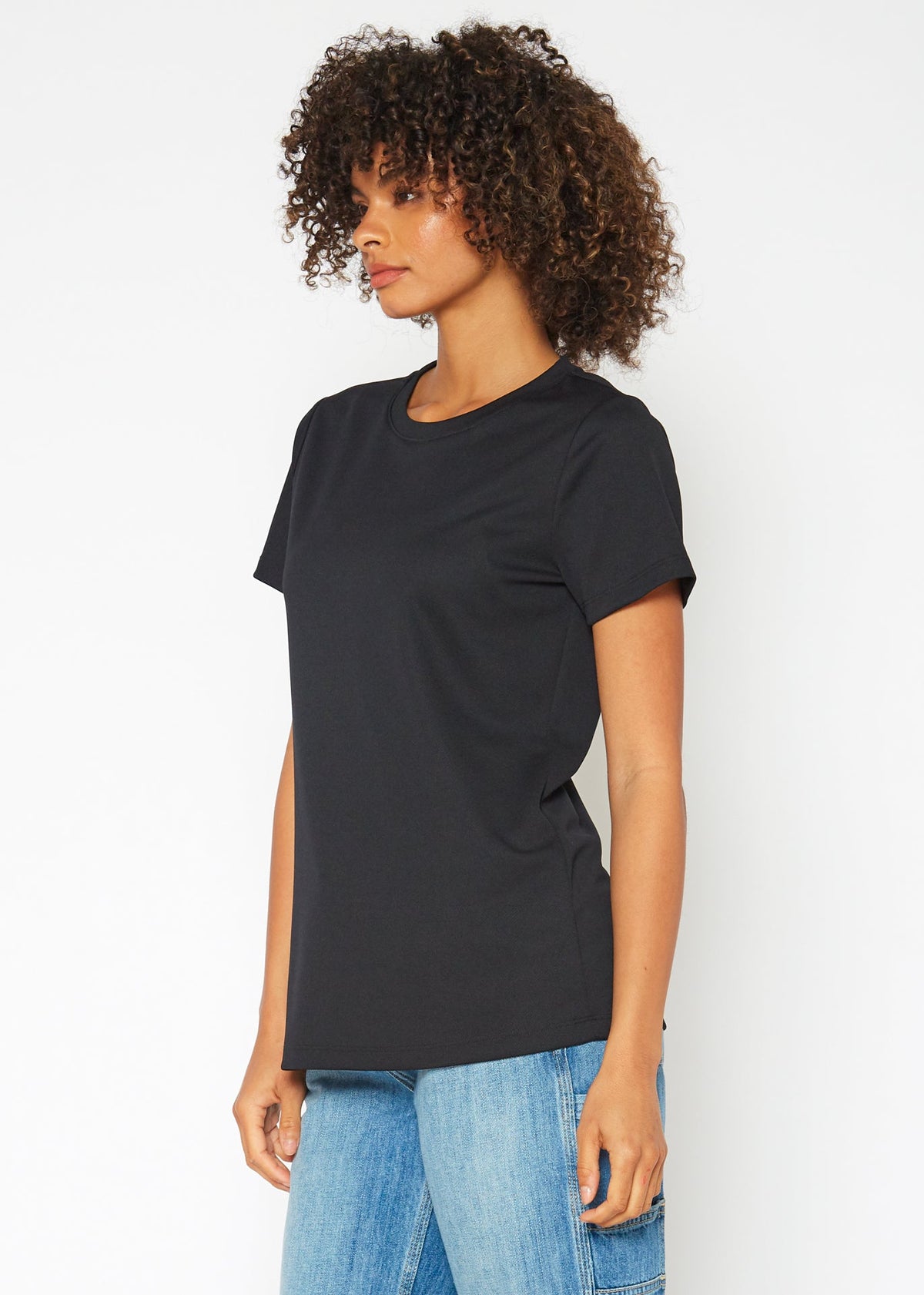 Women's Eco Friendly Reolite Tech T-shirt in Black by Shop at Konus