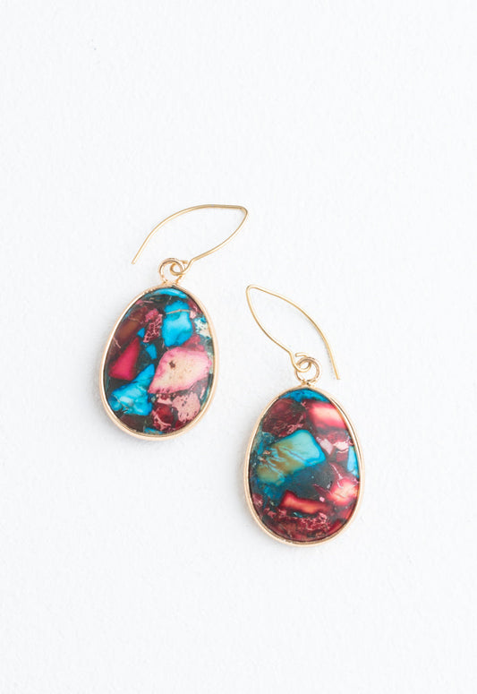 Mosaic Jasper Earrings by Starfish Project