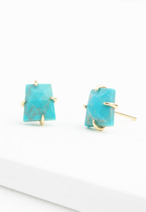 Simple Treasures Studs in Turquoise by Starfish Project