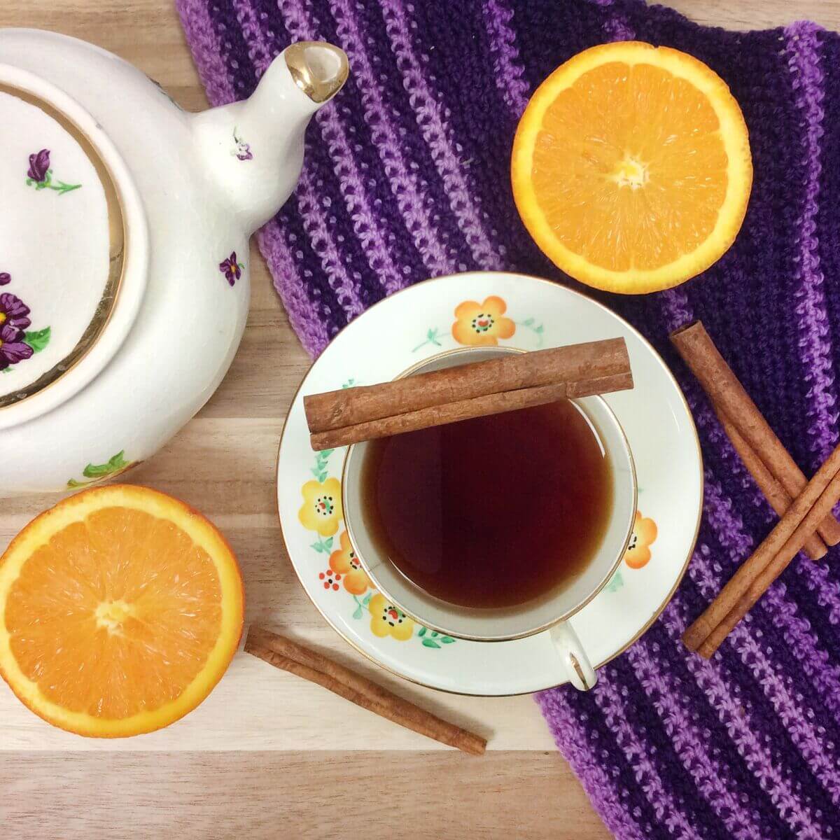 Comfort Blend Black Tea (Orange - Cinnamon) by Plum Deluxe Tea