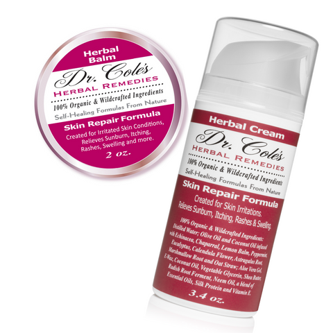 Skin Repair Balm and Cream Bundle by COLEHERBALS