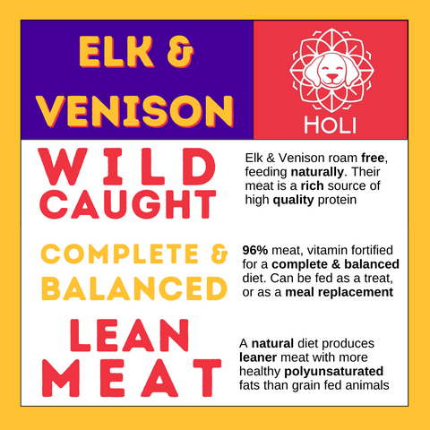 Elk/Venison Dog Food Topper by HOLI