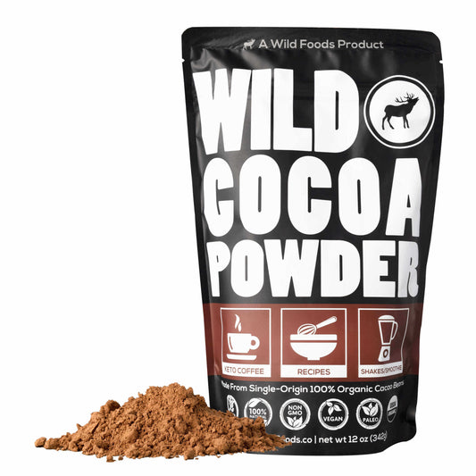 Wild Cocoa Powder - Organic from Peru, Single-Origin, Small farmers by Wild Foods
