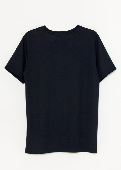 Konus Men's Eco Friendly Reolite Tech T-shirt in Black by Shop at Konus