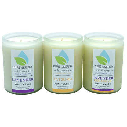 Soy Candle (Lavender Orange) by Pure Energy Apothecary