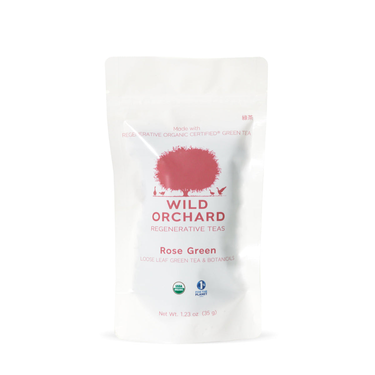Wild Orchard Tea Rose Green - Loose Leaf Bag - 6 Bags by Farm2Me
