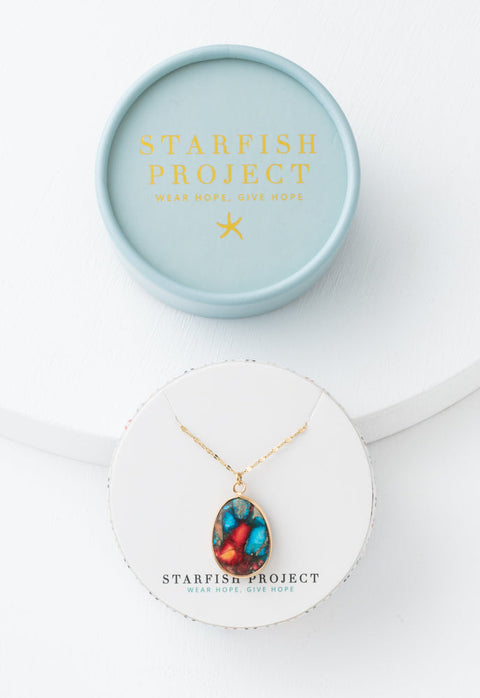 Mosaic Jasper Necklace by Starfish Project