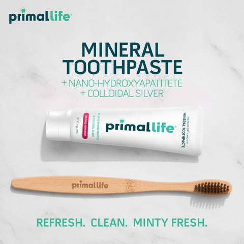 Toothpaste Package by Primal Life Organics