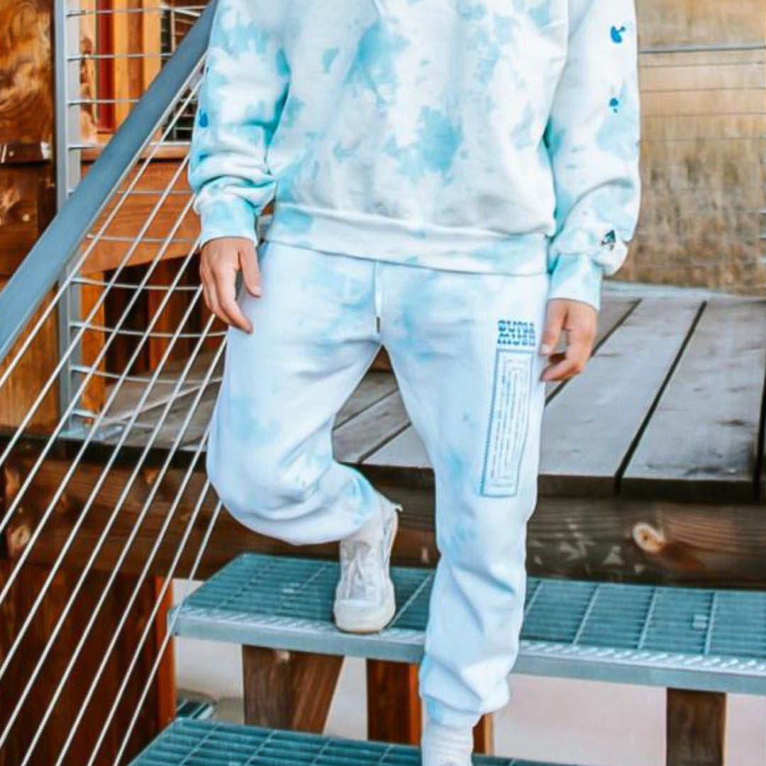 SuperBlue Tie Dye Jogger by SuperMush