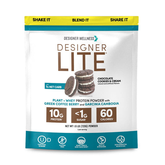 Designer Lite Cookies and Cream 1.6 lb | Designer Protein®