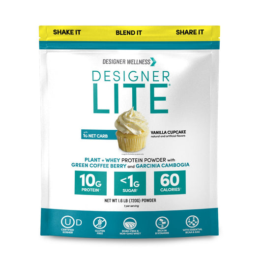 Designer Lite Vanilla Cupcake- 1.6 lb | Designer Protein®