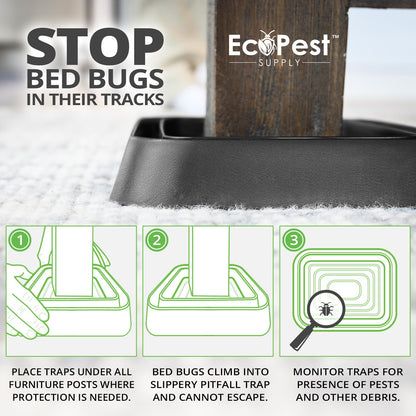 Bed Bug Blocker (XL) — 4 Pack | Interceptors, Monitors, and Traps by EcoPest Supply