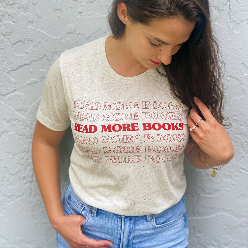Retro Books Classic Tee by Kind Cotton
