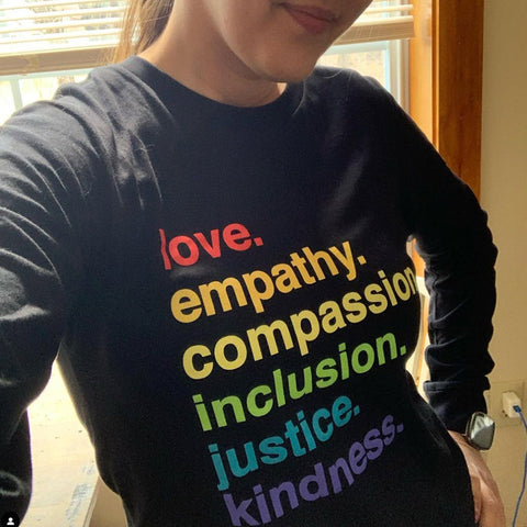 Kindness Is' Pride Classic Long Sleeve by Kind Cotton