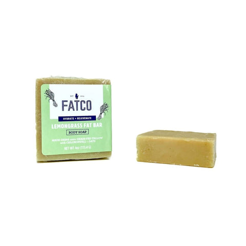 Lemongrass Fat Bar, 4 Oz by FATCO Skincare Products