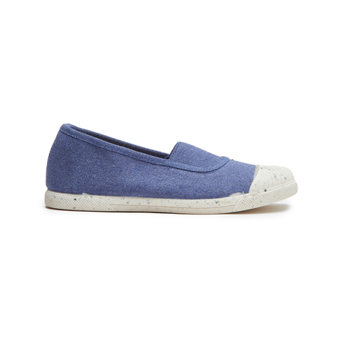 ECO-Friendly Canvas Slip-on in Denim Blue by childrenchic