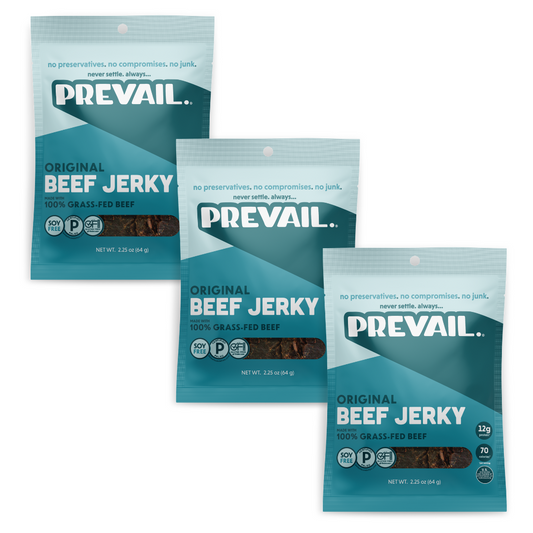 Original Beef Jerky 3 Pck by PREVAIL Jerky