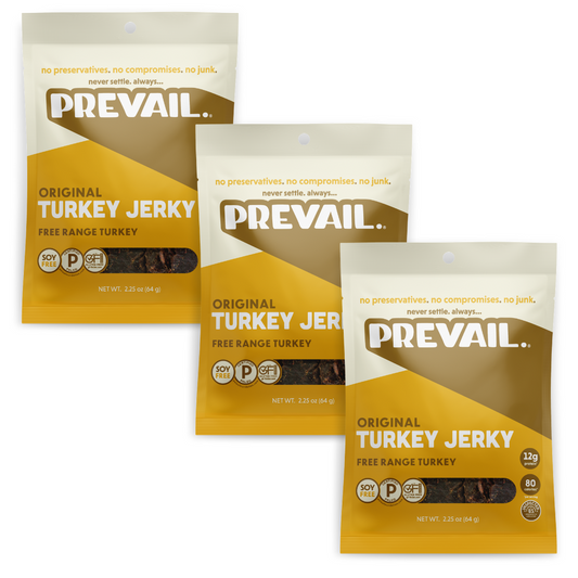 Original Turkey Jerky 3 pack by PREVAIL Jerky