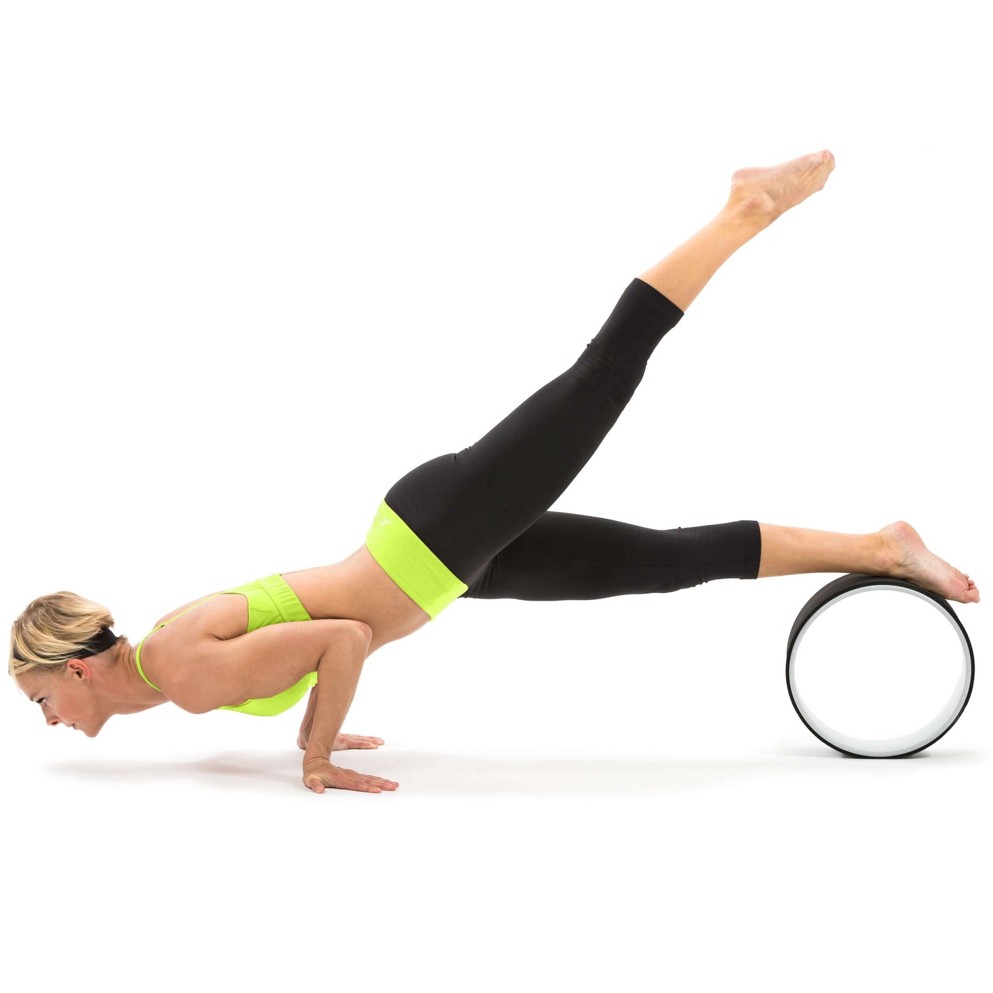 12" Yoga Wheel For Yoga Poses and Back Pain by Jupiter Gear