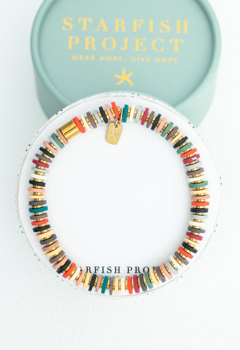 Inspired Multicolored Bracelet by Starfish Project