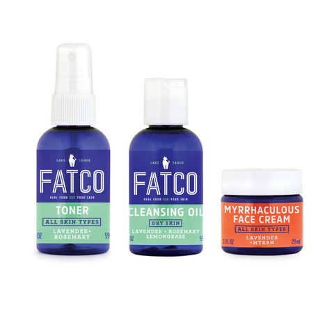 Facial Skincare Basics | Travel Size, Dry Skin by FATCO Skincare Products