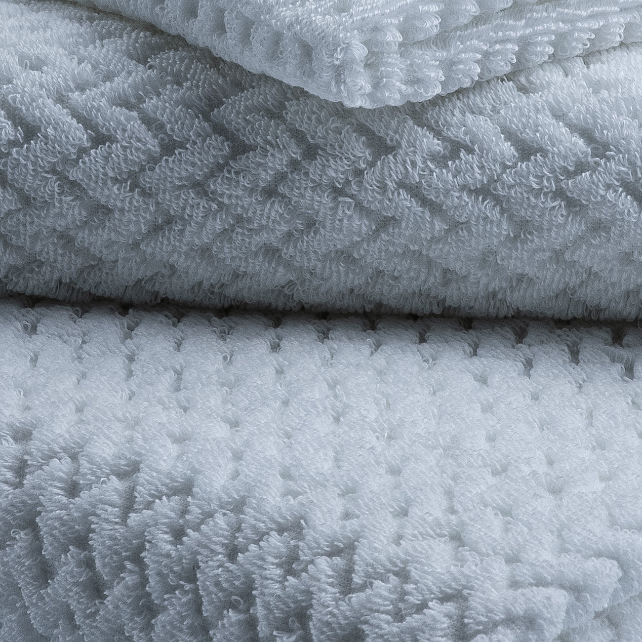 Boutique White Chevron by Turkish Towel Collection