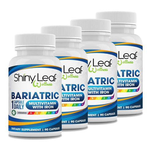 Bariatric Multi Vitamins with 45mg Iron for Post WLS Patients 1 a day capsule by Shiny Leaf