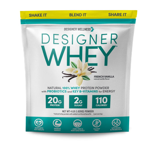 Vanilla Designer Whey 4lb Bag: 100% Whey Protein Powder Designer Protein ®