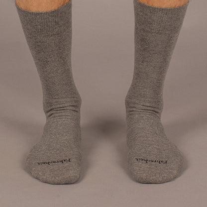 Men's Sock | Solid Grey by Fahrenheit New York