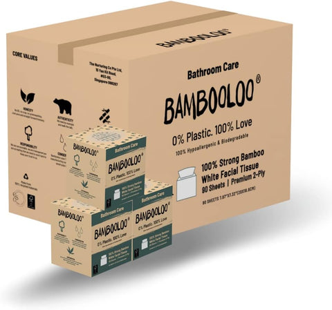 Bamboo Cube Facial Tissues | 24 cubes by Love Bambooloo