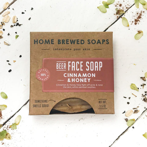 Cinnamon Soap - Face Soap - Oatmeal Soap - Acne by Home Brewed Soaps