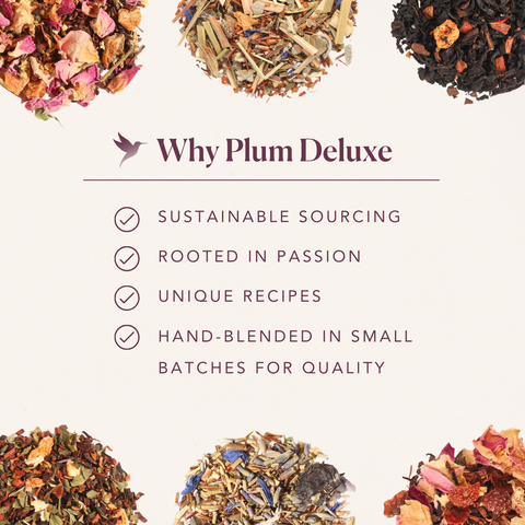 Easy to Be Green Tea (Blueberry - Hibiscus) by Plum Deluxe Tea