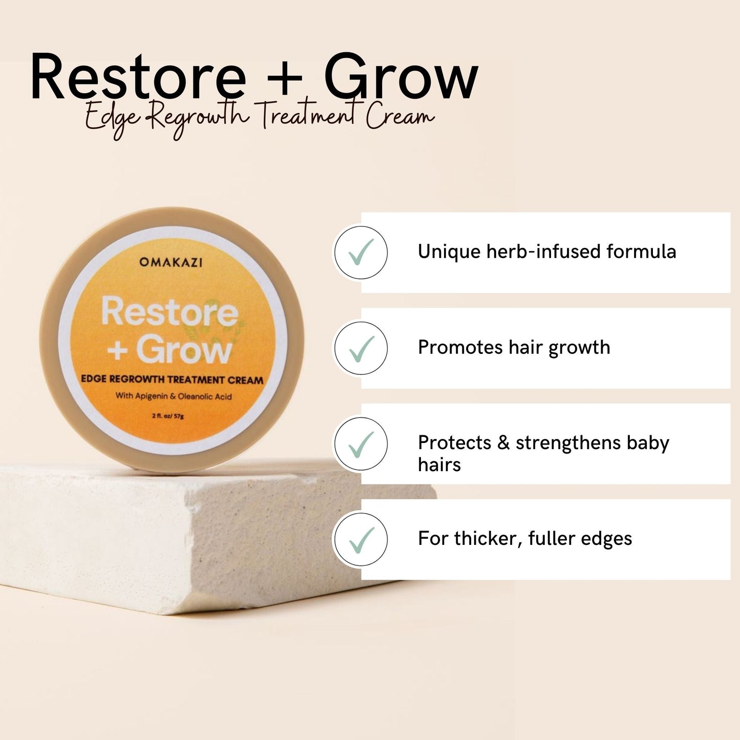 Restore + Grow Edge Treatment Cream