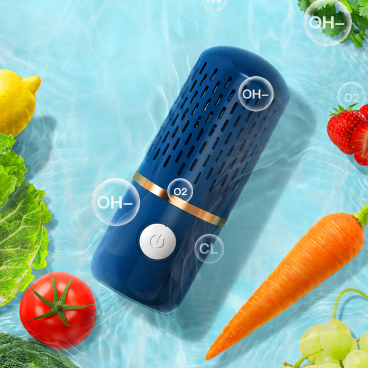 PureTech Ultrasonic Fruits And Veggie Cleaner by VistaShops