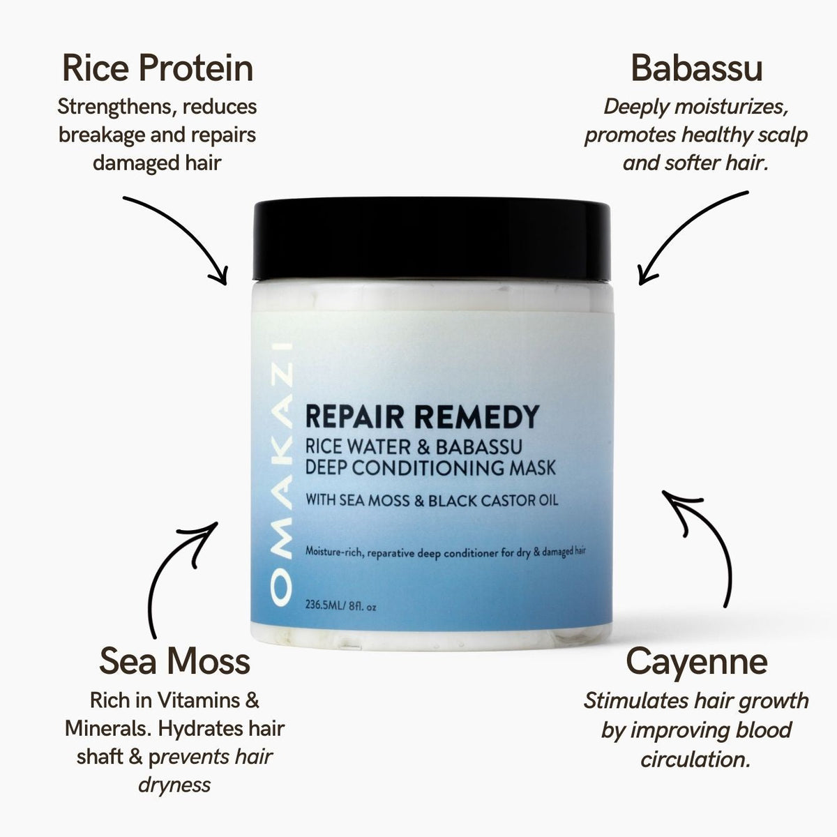 Repair Remedy Rice Water & Babassu Deep Conditioning Mask