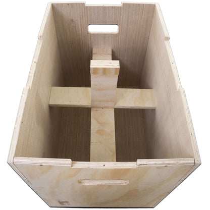 3-in-1 Wood Plyometric Jump Box for Cross Training Workouts by Jupiter Gear