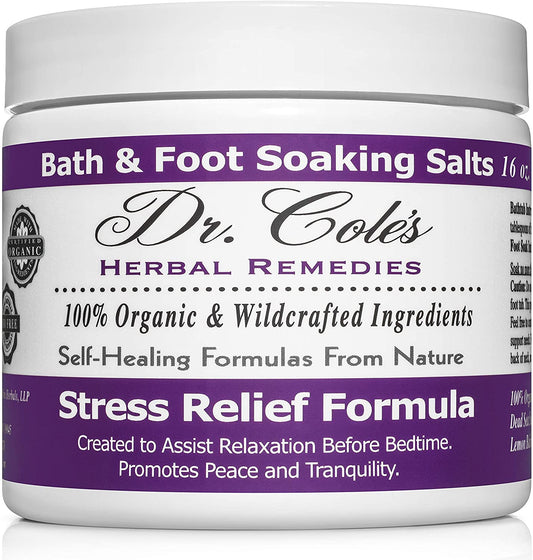 Dr. Cole's Stress Relief Soaking Salts by COLEHERBALS