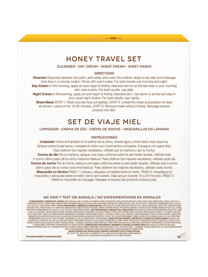Honey Travel Set by EarthToSkin